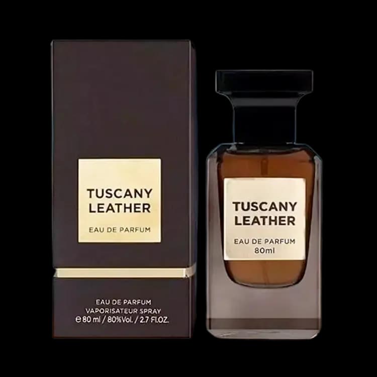 عطر و ادکلن فرگرانس ورد تام فورد توسکان لدر (توسکانی لدر) ادو پرفیوم 80 میلی لیتر شرکتی | Fragrance world Tom Ford Tuscan Leather 80ml EDP