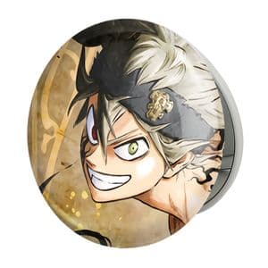 آینه جیبی خندالو طرح آستا انیمه بلک کلاور Black Clover مدل تاشو کد 11749