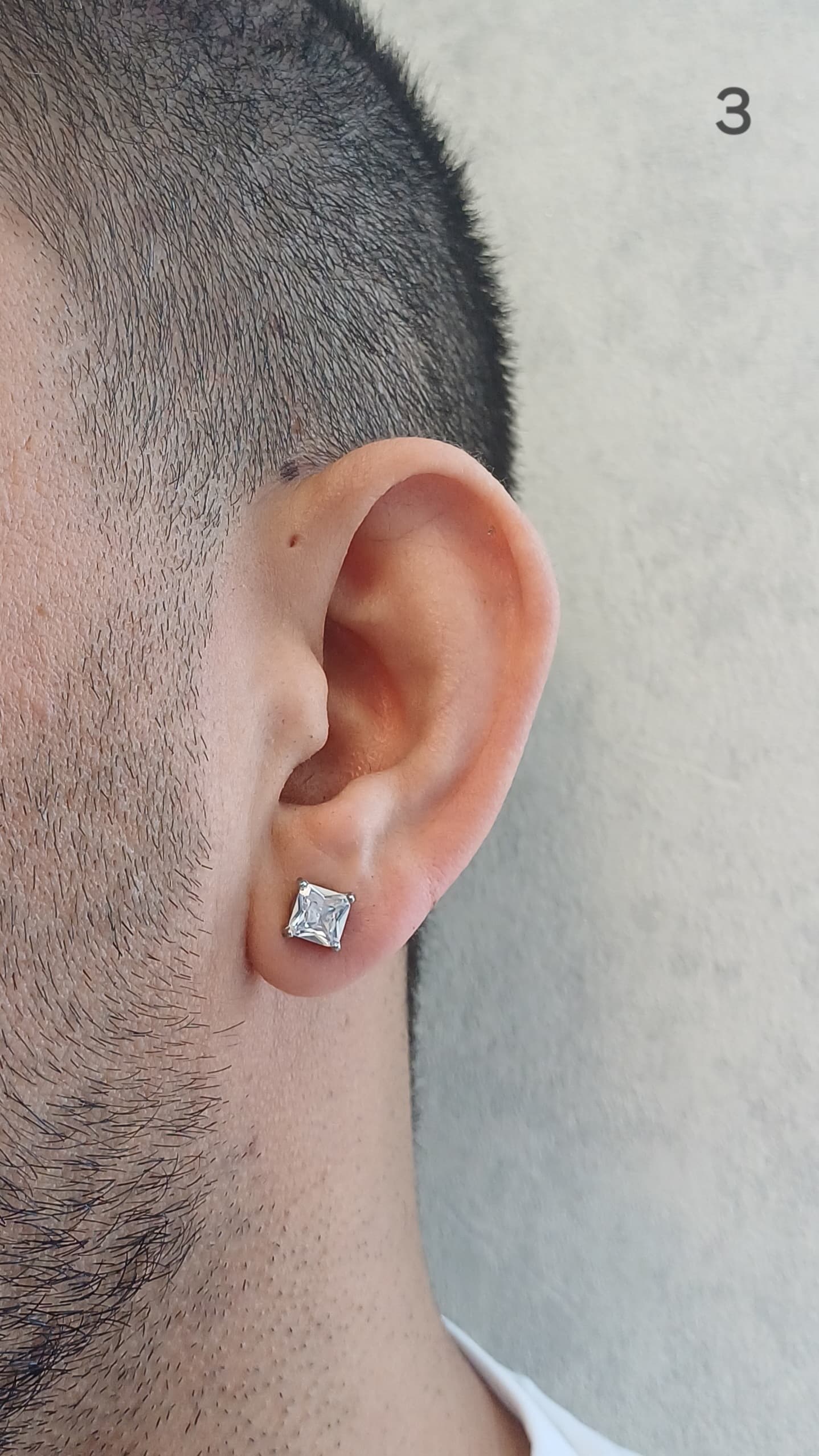 گوشواره مگنتی مربعی — تصویر ۶