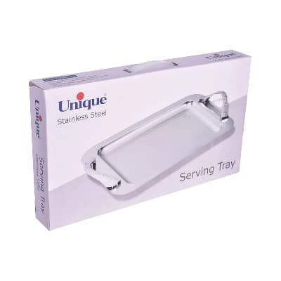 سینی براق استیل بدون پایه کوچک یونیک کد UN-4075 — تصویر ۴