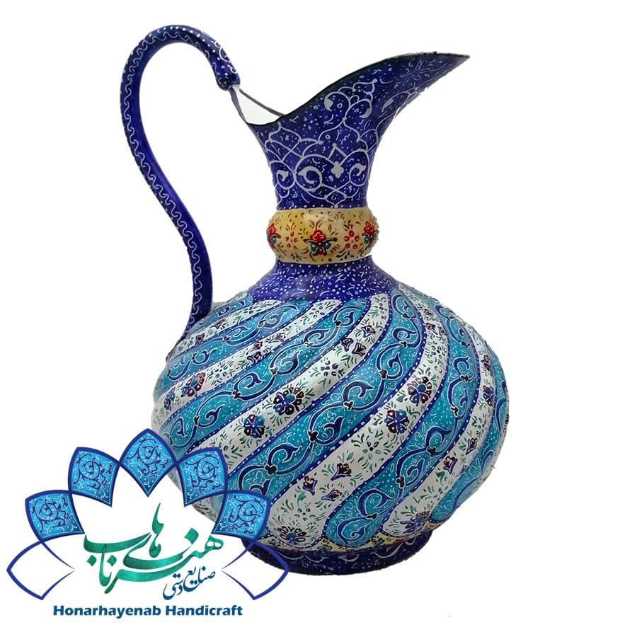 پارچ شلغمی میناکاری _ کد 816 — تصویر ۲