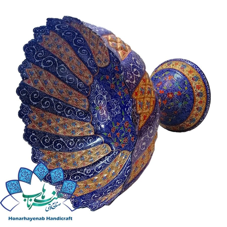 کاسه پایه‌دار میناکاری _ کد 438 — تصویر ۲