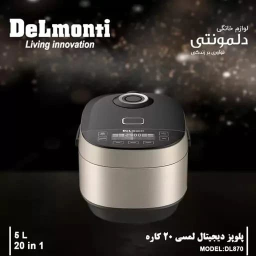 پلوپز 20 کاره دلمونتی مدل DL-870 — تصویر ۵