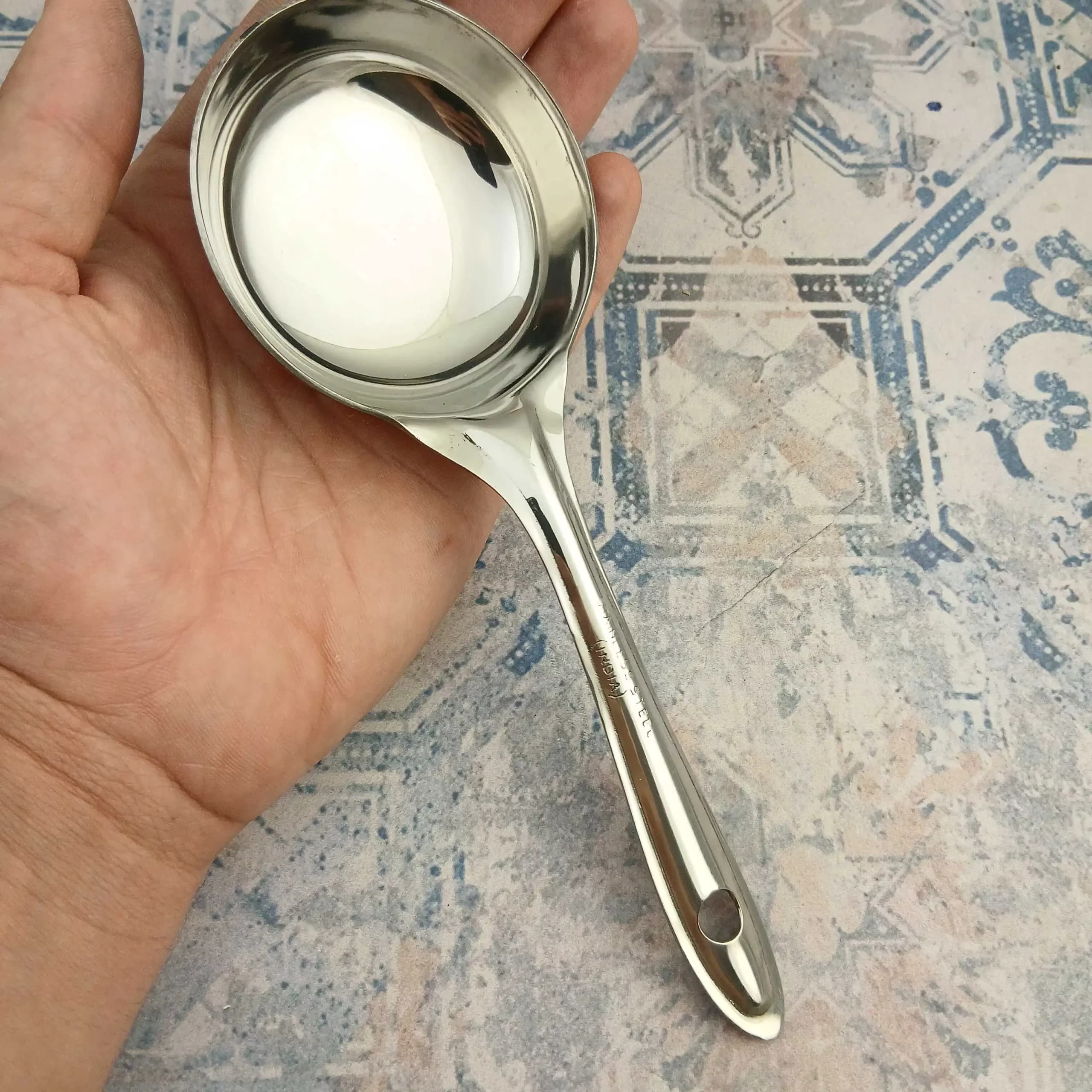 ملاقه خورش خوری استیل e13 — تصویر ۴
