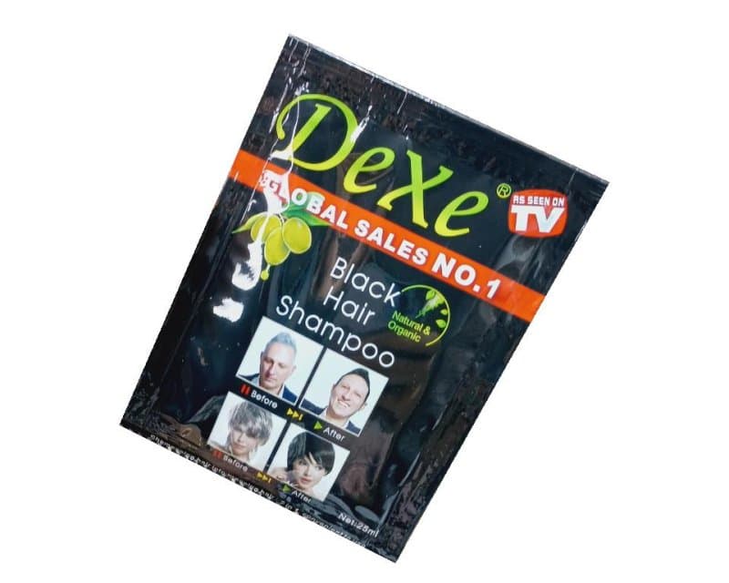 شامپو رنگ مو مشکی گیاهی دکسی Dexe