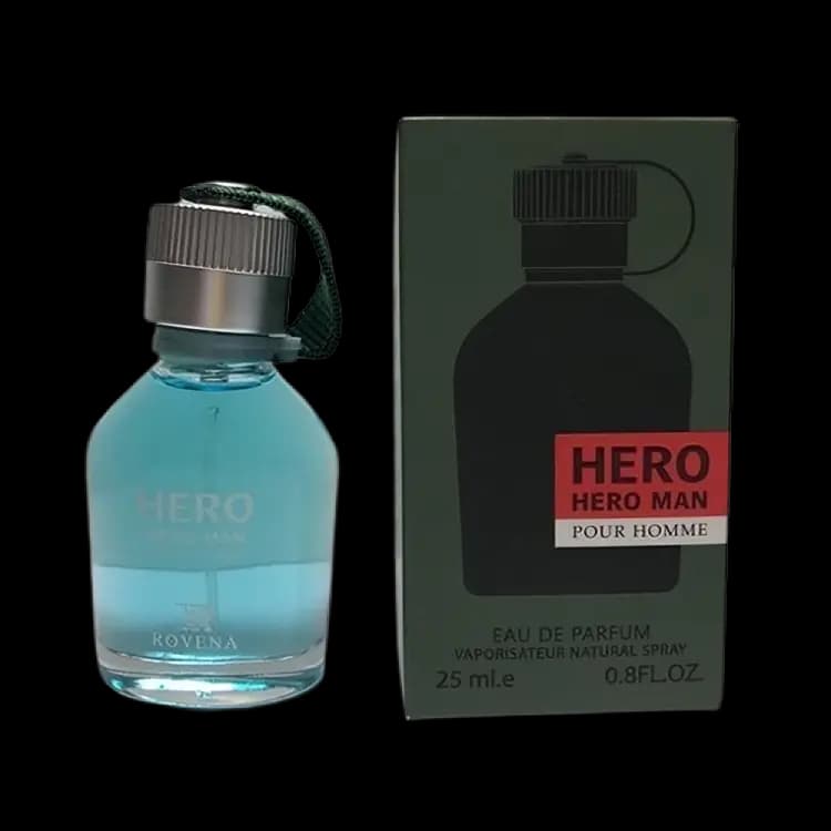 عطر و ادکلن هوگو باس هوگو من (هیرو من پورهوم) روونا ادو پرفیوم 25 میلی لیتر شرکتی | Rovena Hero Man Pour Homme 25ml EDP