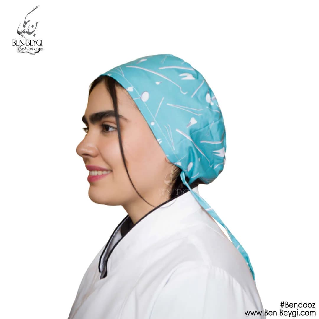 کلاه پزشکی طرح دندان با بند سر قابل تنظیم کد SHA-25152