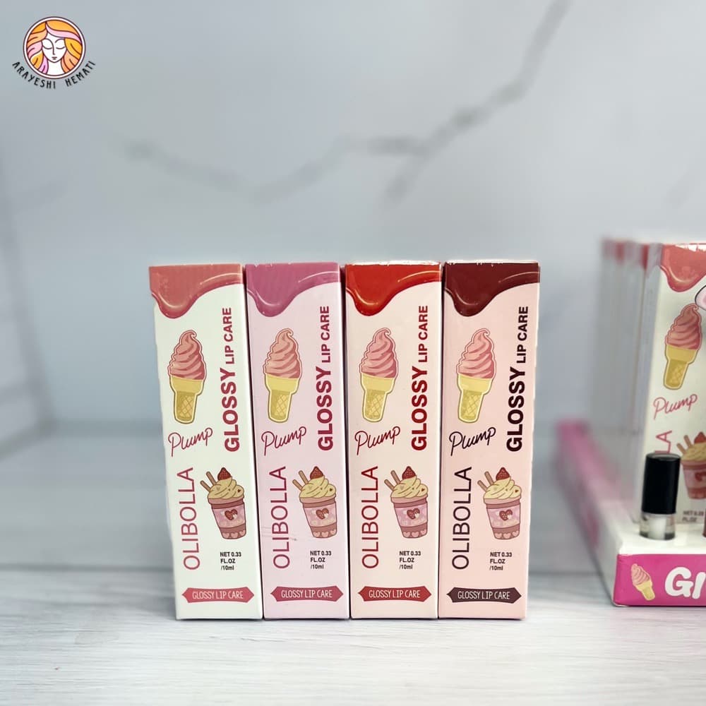 لیپ گلاس طرح بستنی آویزدار اولیبولا OLIBOLLA -کد275 — تصویر ۴