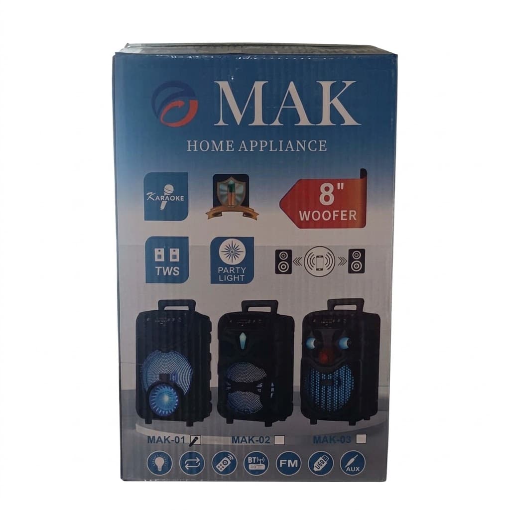 اسپیکر بلوتوثی قابل حمل MAK مدل MAK-01 — تصویر ۸