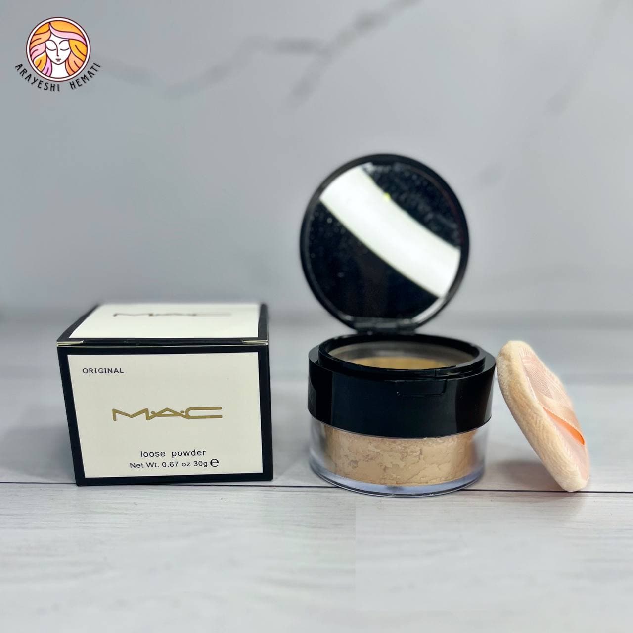 پودر فیکس مک آیینه دار MAC – کد NC25 — تصویر ۲