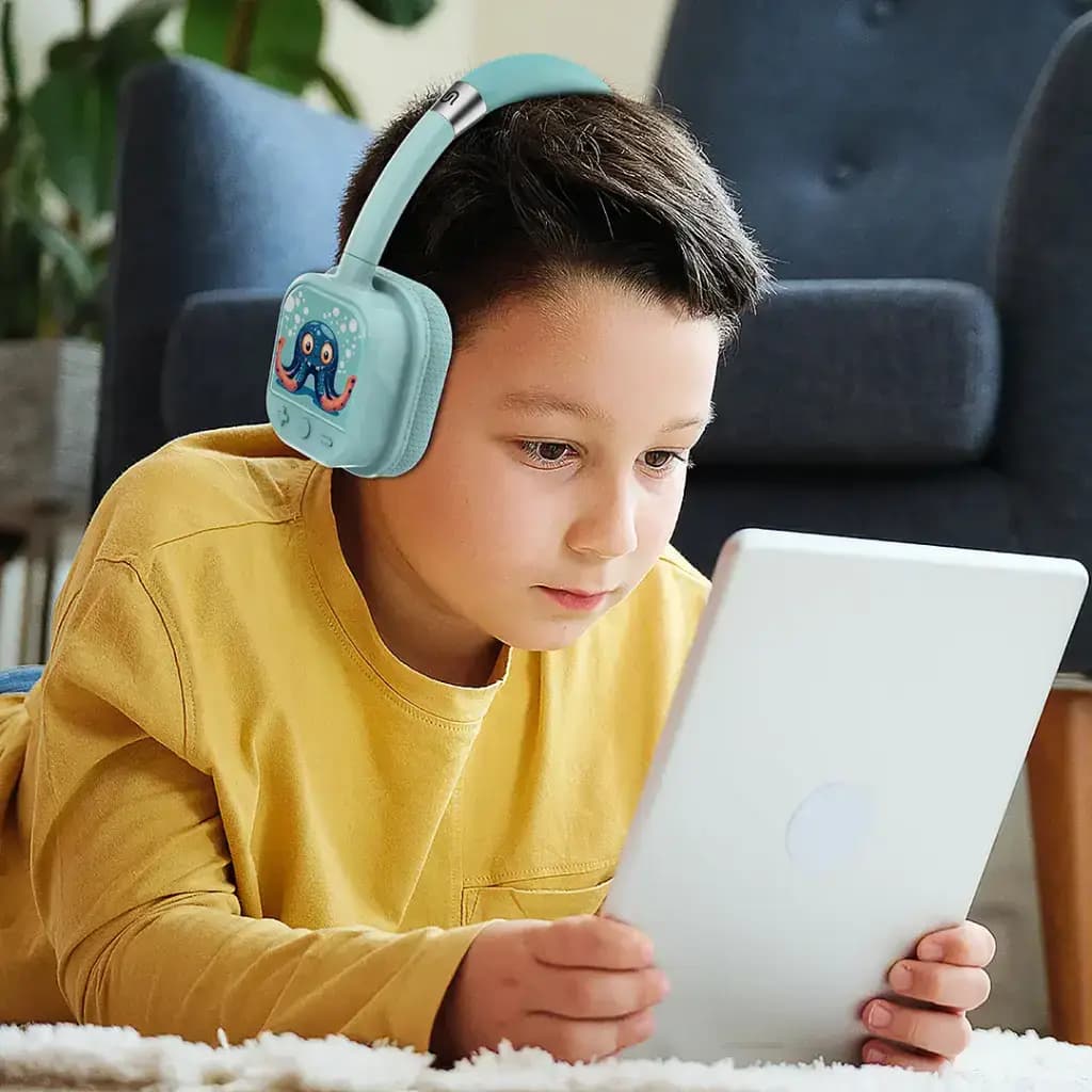 هدفون بی‌سیم کودک پرودو Soundtec Yotowave — تصویر ۱۱