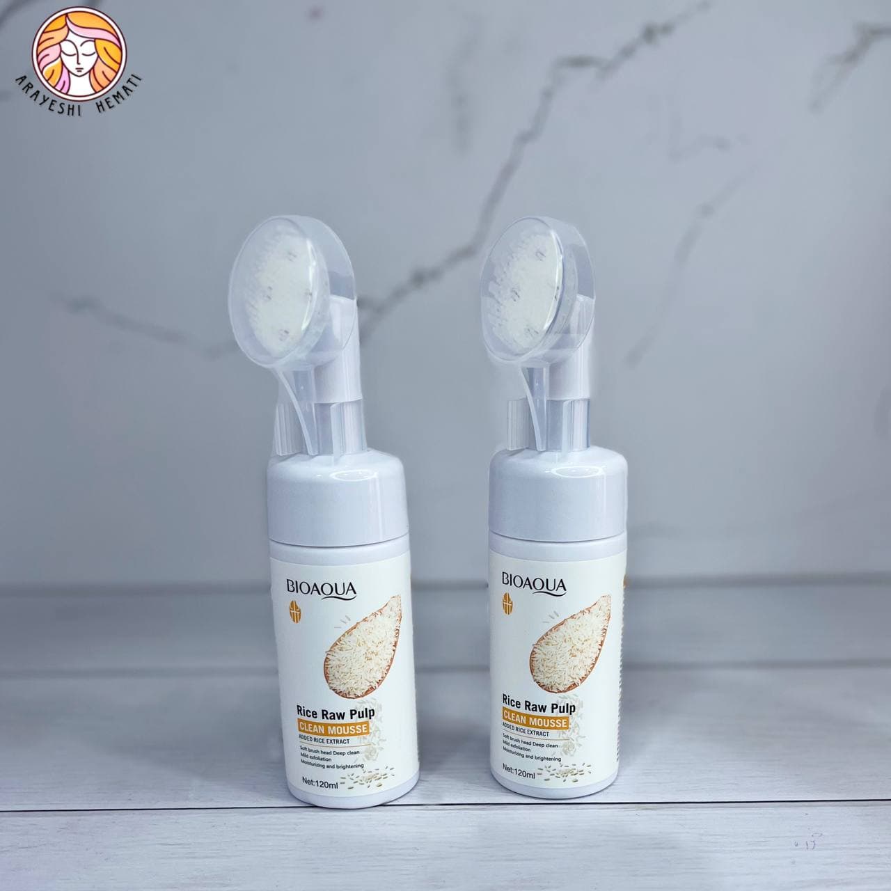 فوم براش دار روشن کننده برنج بیواکوا BIOAQUA