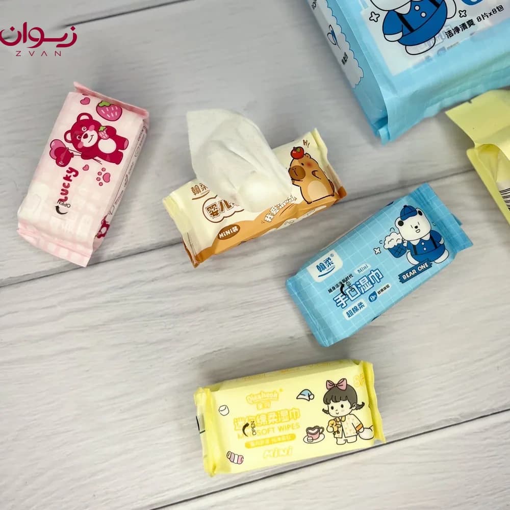 دستمال مرطوب فانتزی متنوع — تصویر ۴