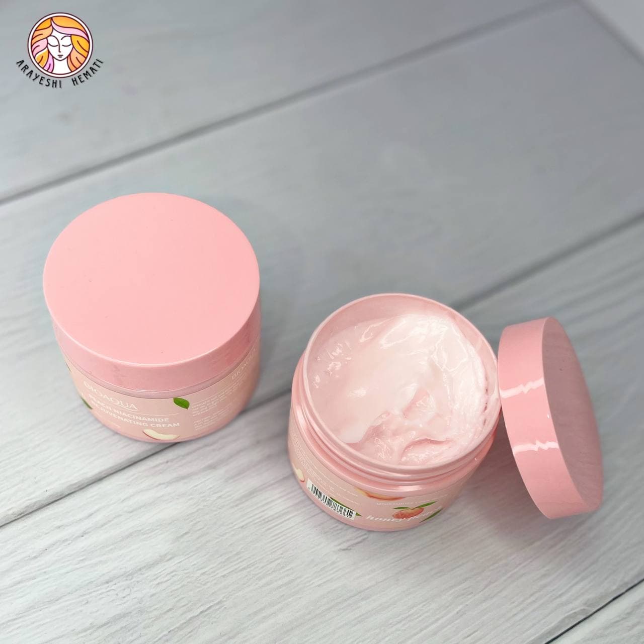کرم کاسه ای دست و صورت هلو بیواکوا Bioaqua — تصویر ۲
