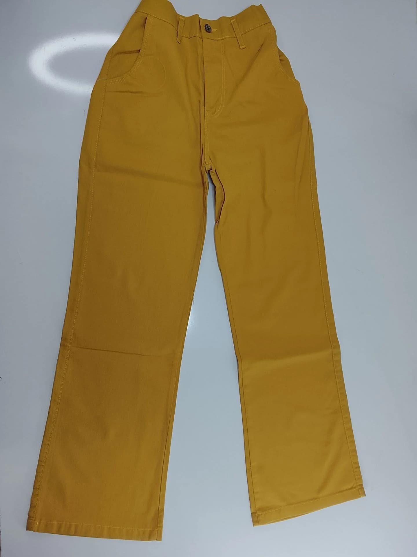 شلوار کتان پارچه ای زنانه نیم کش 147 — تصویر ۲