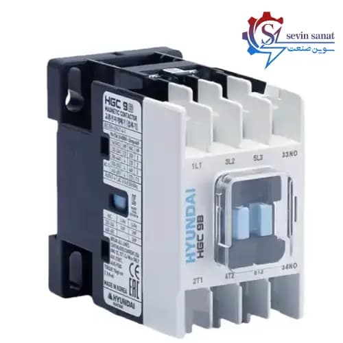 کنتاکتور هیوندای ۱۸ آمپر ۷٫۵KW بوبین ۲۲۰ ولت AC