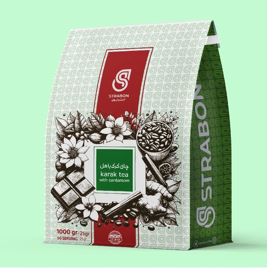 چای کرک با طعم هل استرابون