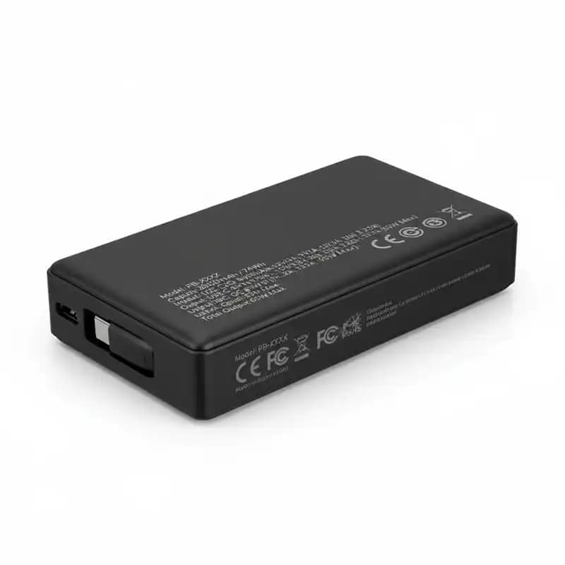 پاوربانک 20000 بیوا Biva BP-025 Fast Charging Power Bank توان 65 وات با کابل متصل — تصویر ۱۰