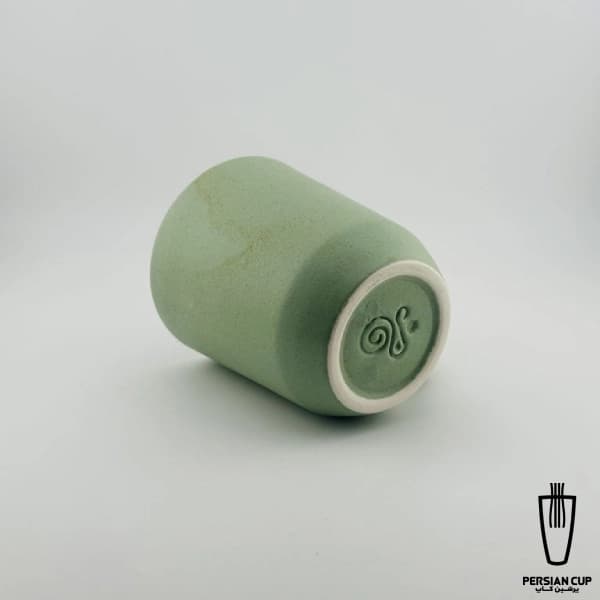 ماگ قهوه آمریکن استایل M2 باداب سبز ماشی 350ml — تصویر ۲