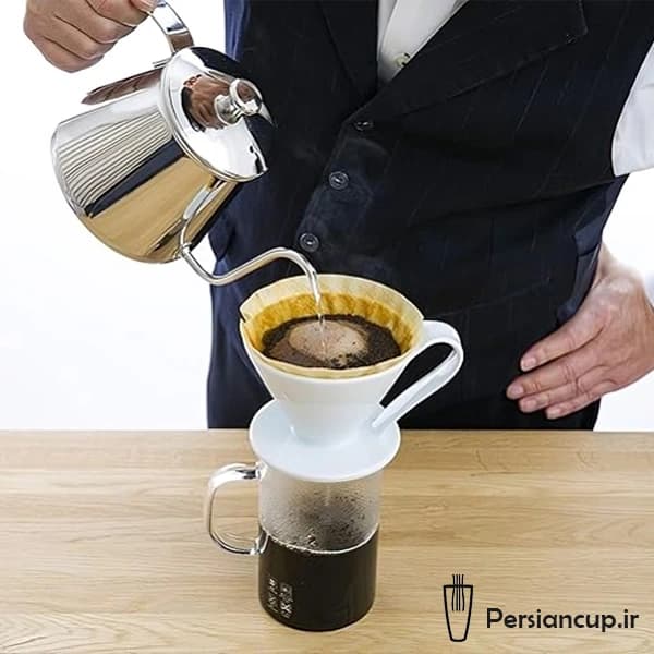فیلتر قهوه +CAFEC Abaca وی 60 سایز 2 | بسته 100 عددی — تصویر ۴