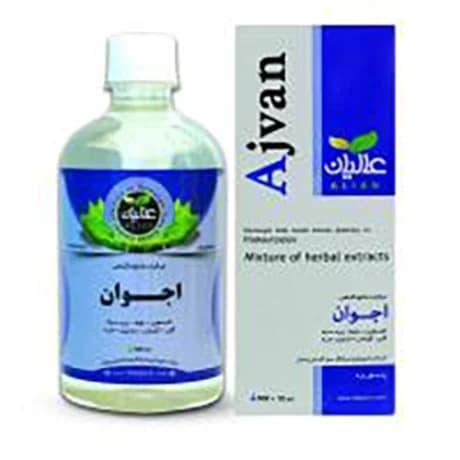عرق اجوان خالص و طبیعی ضد نفخ و بهبود هضم دارالشفاء