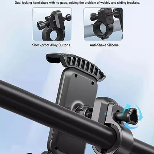 هولدر دوچرخه و موتور بیوا Biva BH-32 Universal Phone Holder — تصویر ۱۲