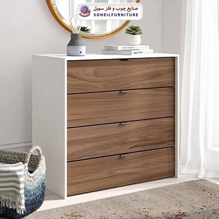 دراور پینترستی چهار کشو تمام MDF سهیل