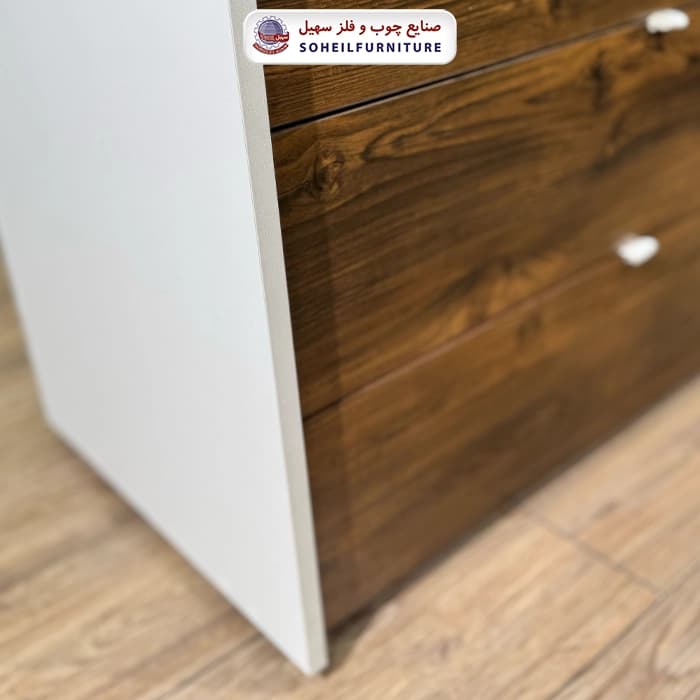 دراور پینترستی چهار کشو تمام MDF سهیل — تصویر ۵