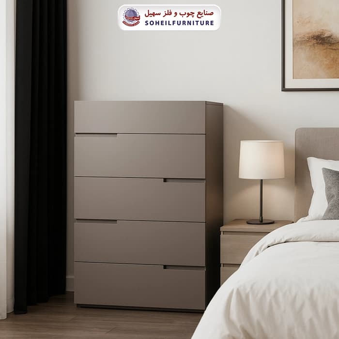 دراور پینترستی پنج کشو تمام MDF سهیل