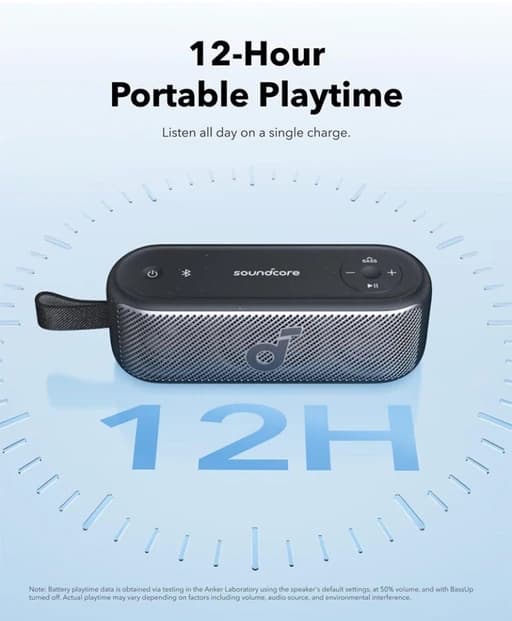 اسپیکر بلوتوثی انکر مدل Anker SoundCore Motion 100 A3133 — تصویر ۲