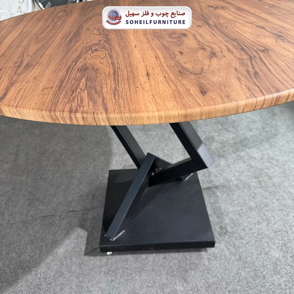 ست ناهارخوری فلزی چوب 4نفره کایرا سهیل — تصویر ۴