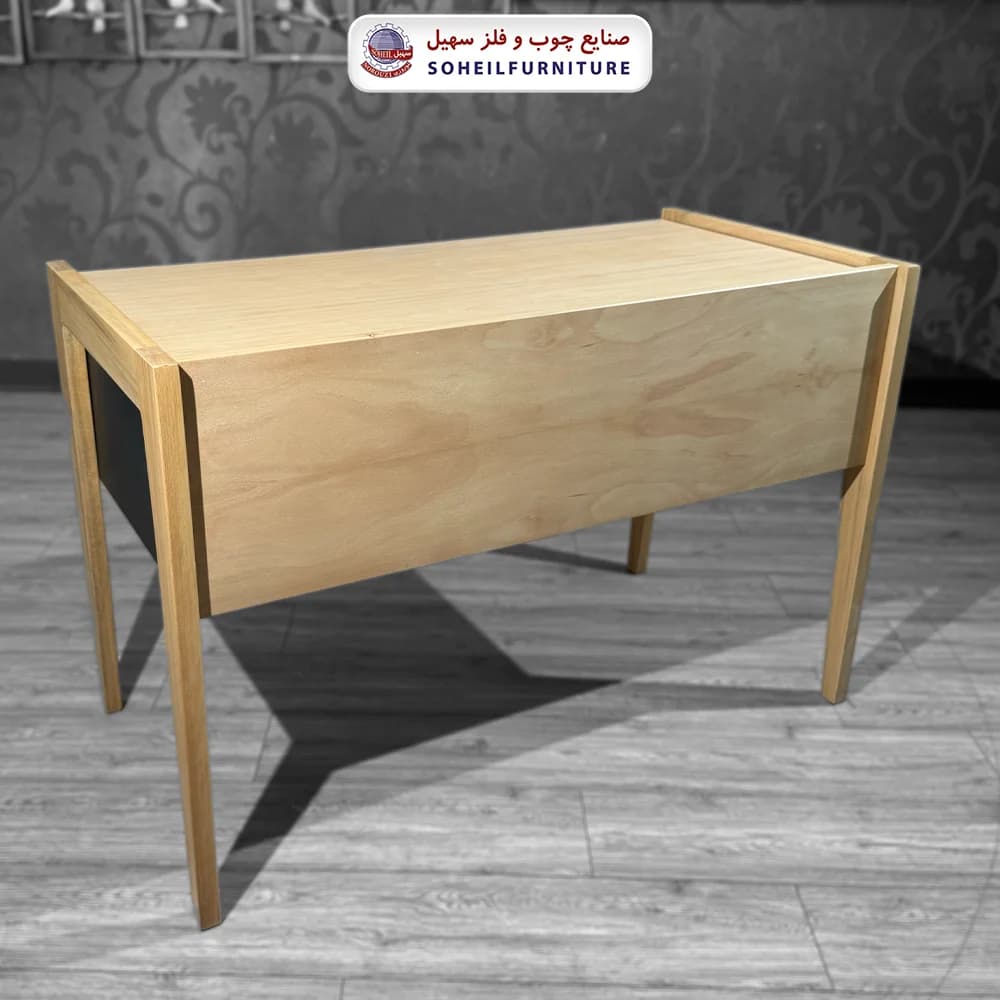 میز تحریر پرفروش آمازون 2025 (مشکی و خودرنگ چوب) — تصویر ۷