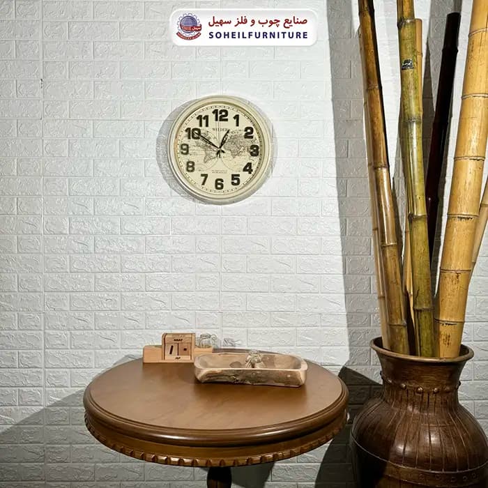 ساعت دیواری ولدر 555 نقشه جهان سهیل — تصویر ۳