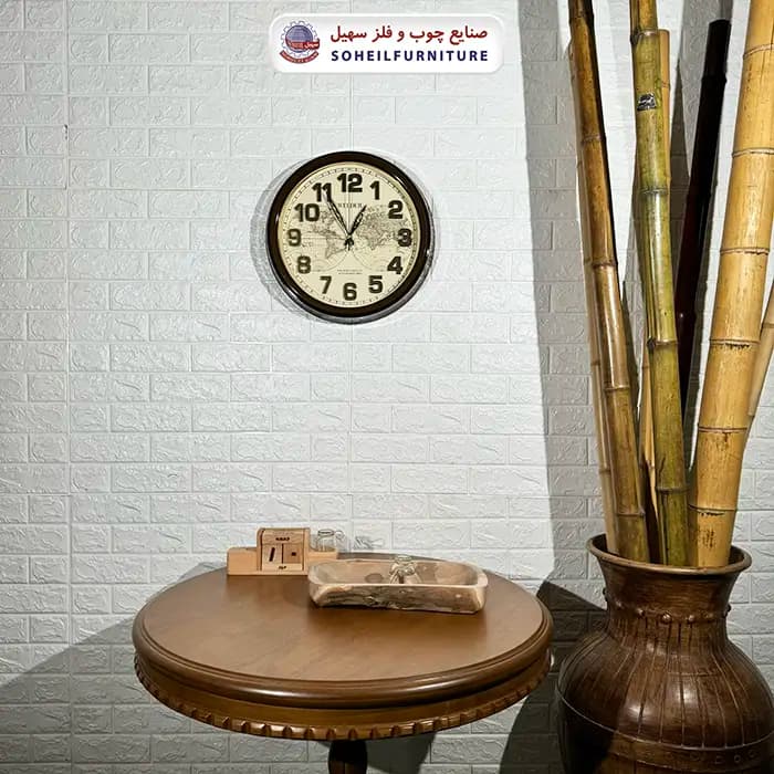 ساعت دیواری ولدر 555 نقشه جهان سهیل — تصویر ۲