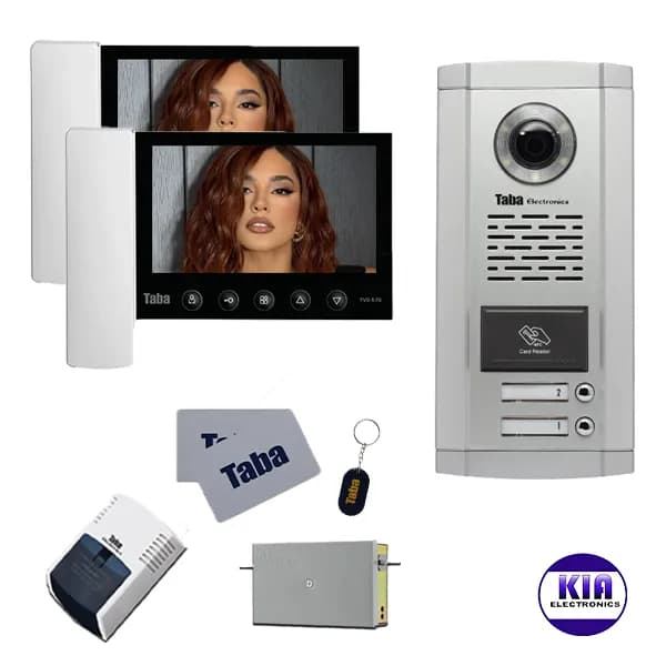 آیفون تصویری کارتی تابا مدل TVD-5-70 دو واحدی
