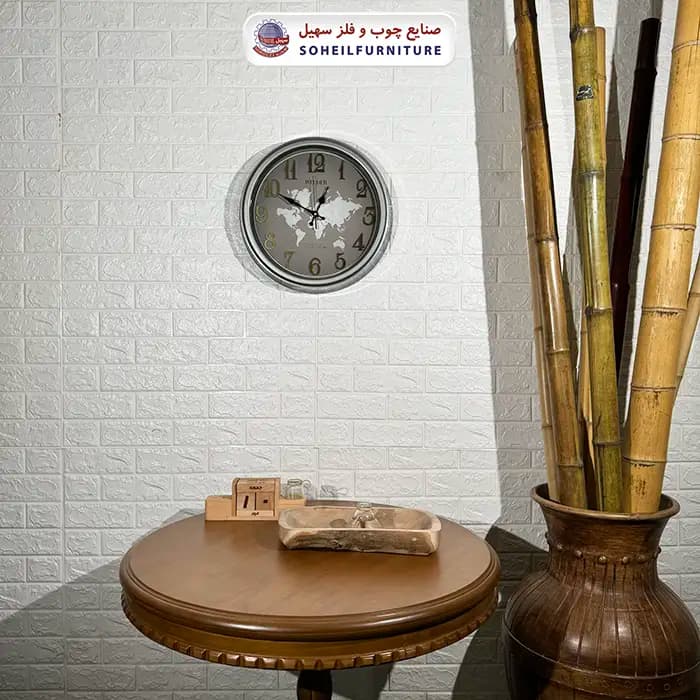 ساعت دیواری ولدر 545 نقشه جهان سهیل — تصویر ۲