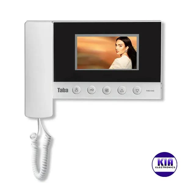 پکیج آیفون تصویری کارتی تابا 4 واحدی مدل 43-5 — تصویر ۲