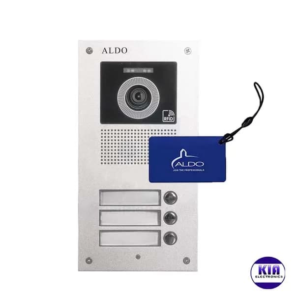 پنل سه واحدی تصویری آلدو مدل AL-3UDC-RF کارتخوان دار