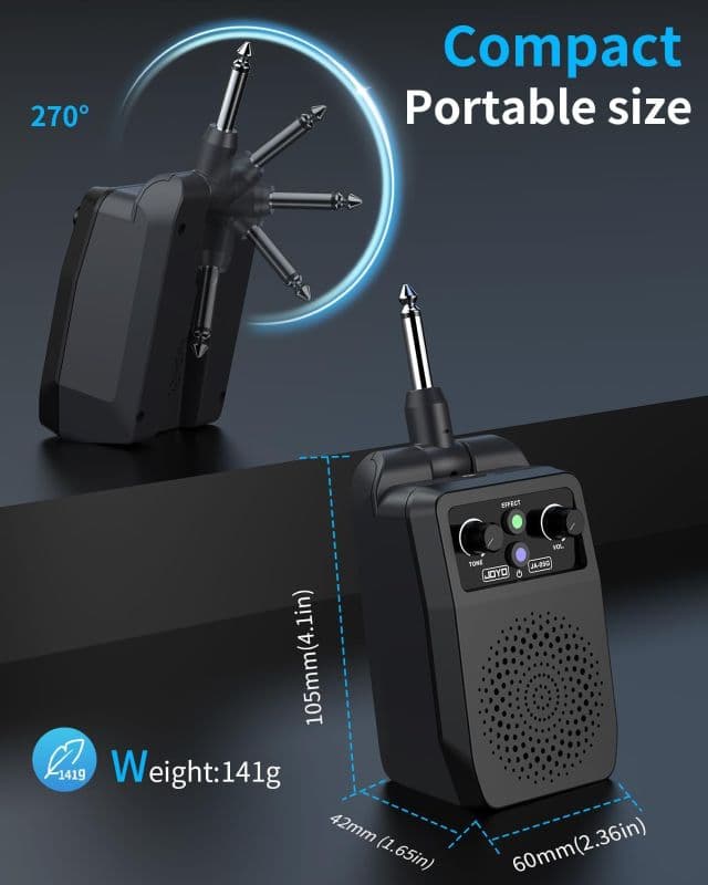 آمپلی فایر گیتار جویو مدل JOYO Mini Amp 5W — تصویر ۵