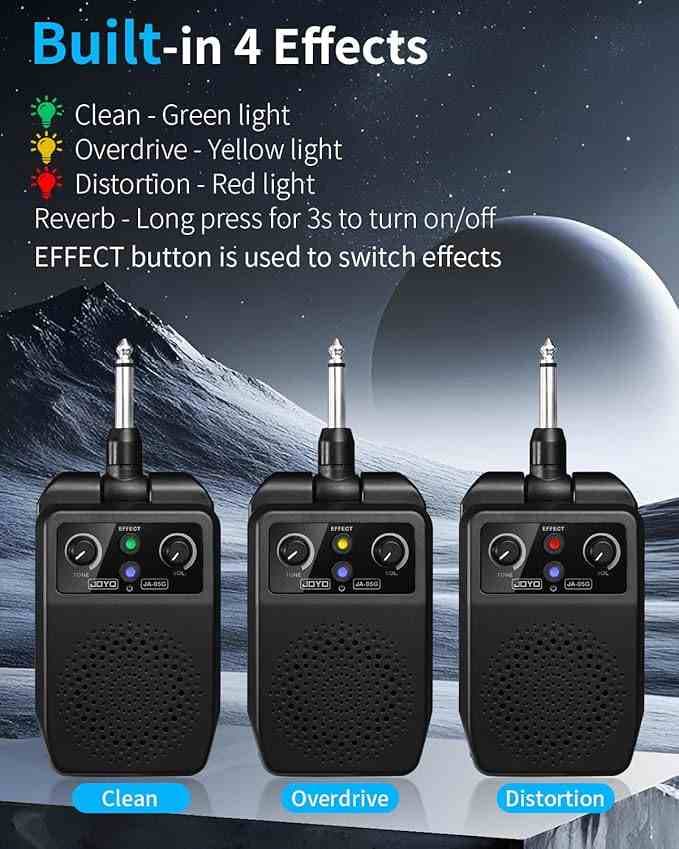 آمپلی فایر گیتار جویو مدل JOYO Mini Amp 5W — تصویر ۷