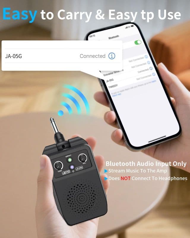 آمپلی فایر گیتار جویو مدل JOYO Mini Amp 5W — تصویر ۳