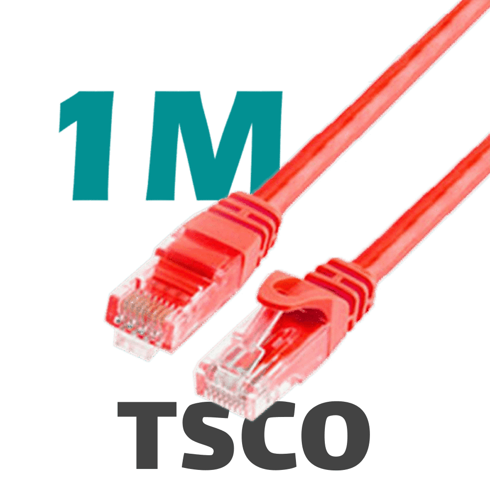 کابل شبکه CAT 6 تسکو طول 1 متر