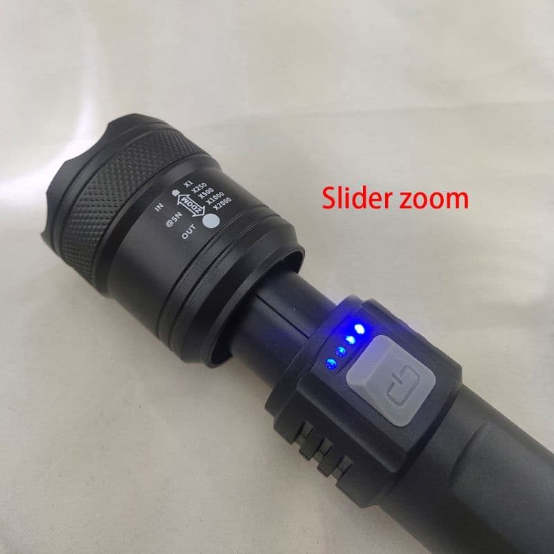 چراغ قوه LED باتری دار FLASHING LIGHT مدل L39 — تصویر ۳
