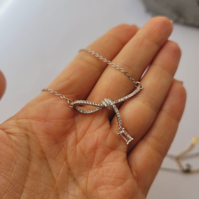 گردنبند زنانه پاپیون — تصویر ۵