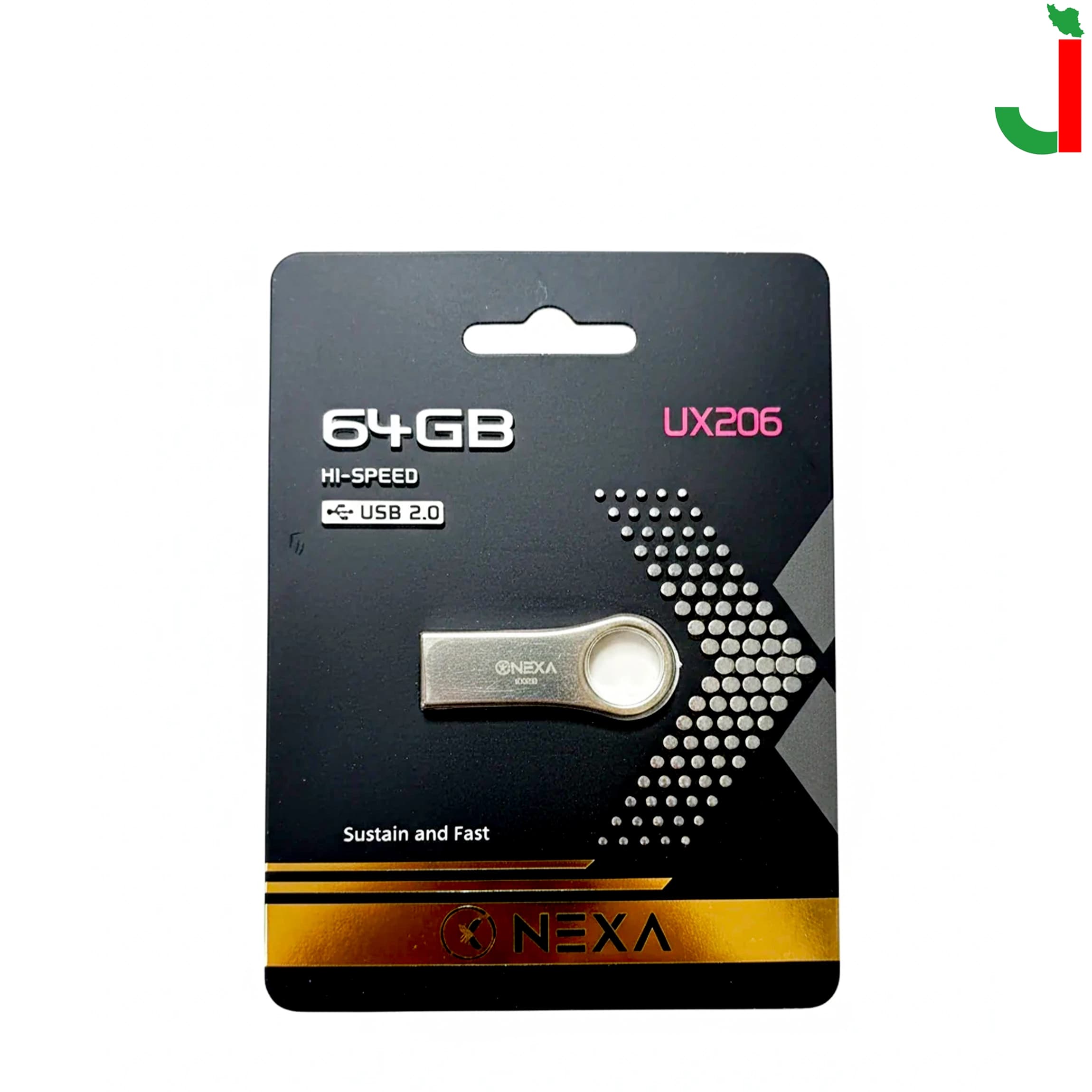 فلش مموری نکسا مدل UX206 ظرفیت 64 گیگابایت USB2.0 — تصویر ۴