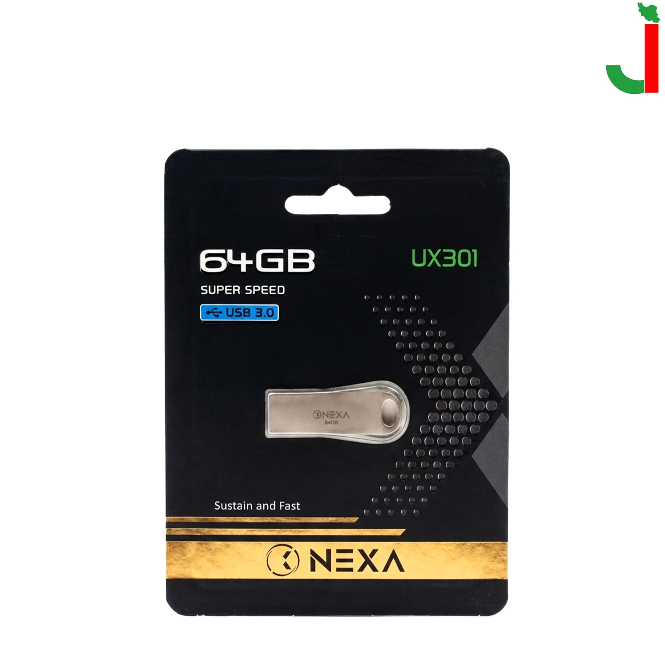 فلش مموری نکسا مدل UX301 USB3.0 ظرفیت 64 گیگابایت — تصویر ۴