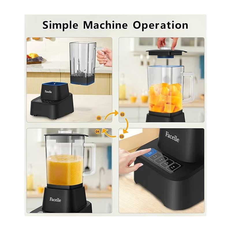 مخلوط کن اسموتی برند Facelle مدل B06 — تصویر ۱۲