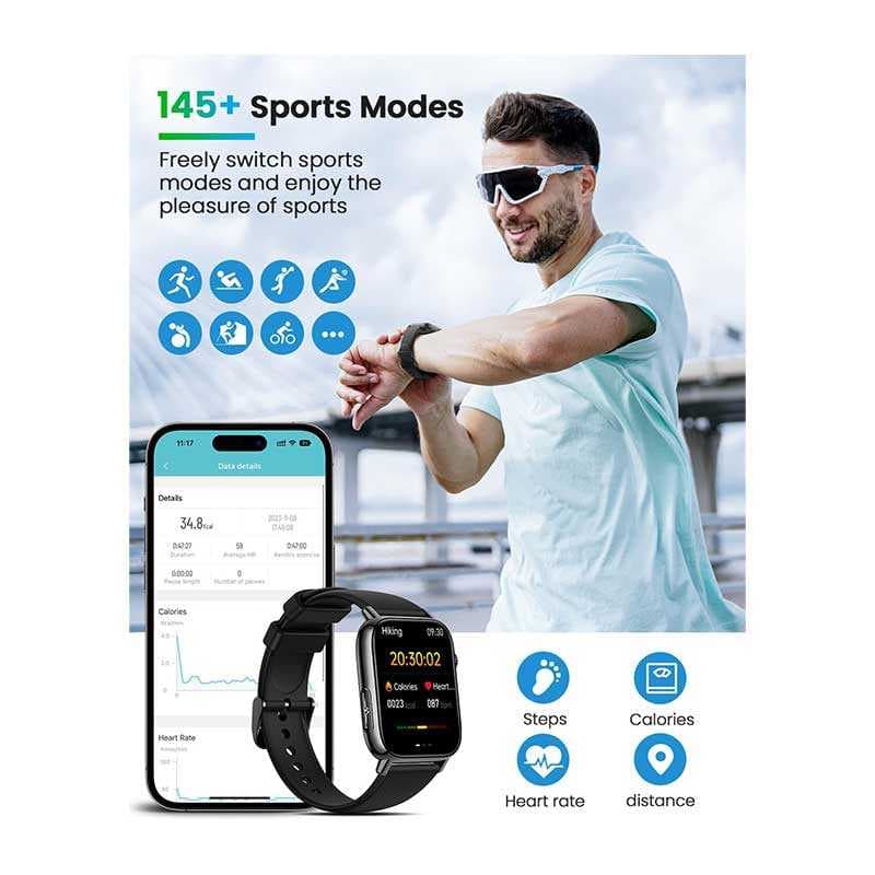 ساعت هوشمند 1.83 اینچ برند BANLVS مدل G59 — تصویر ۷