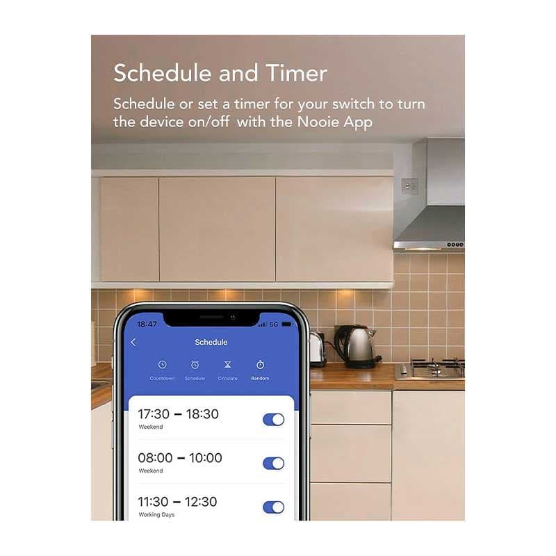 پریز هوشمند 120 ولت برند Nooie مدل NSP11Pro-4 — تصویر ۴