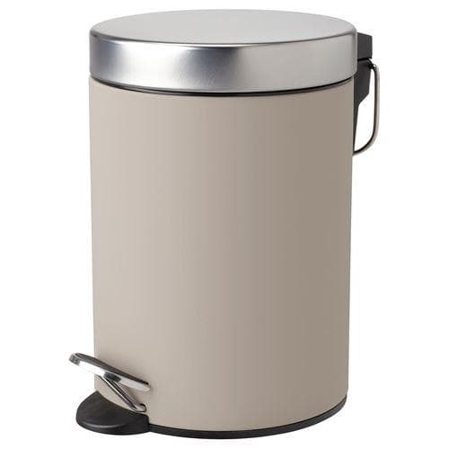 سطل زباله آیکیا،مدل EKOLN، بژ، 3 لیتر (دارای آسیب جزیی)